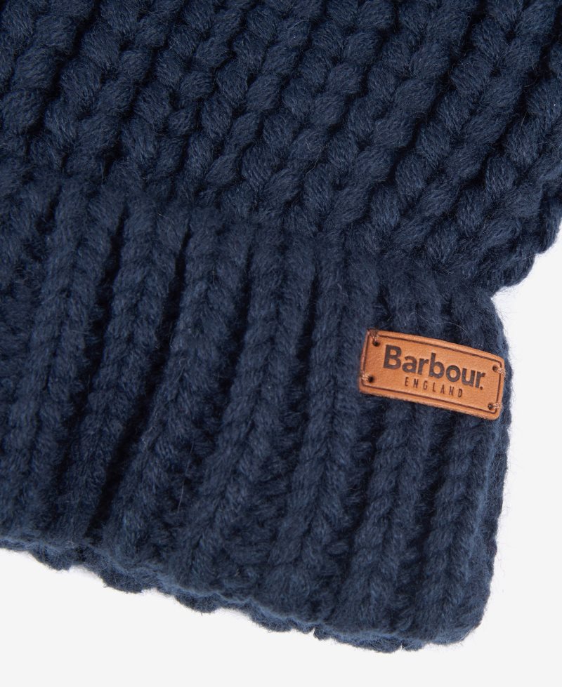 Navy Barbour Beanie Saltburn | YSG-082546