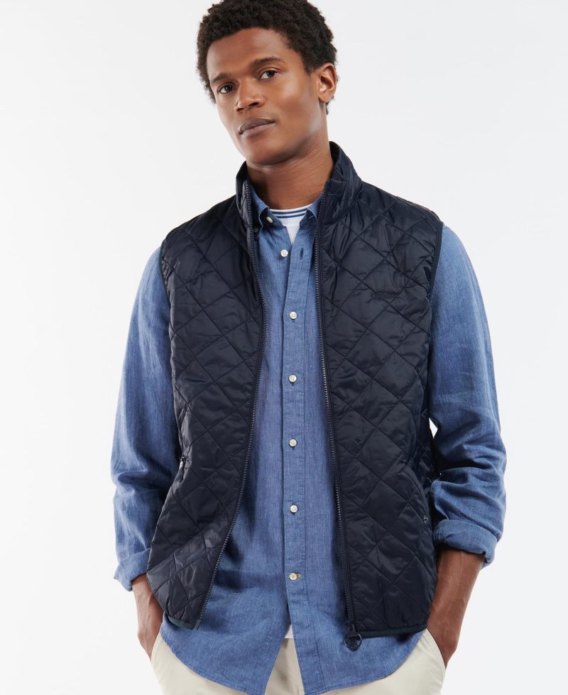 Navy Barbour Chelsea Gilet | MJV-630912