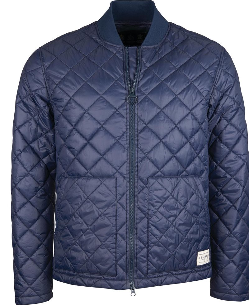 Navy Barbour Chore Quilted Jacket | DQF-904851