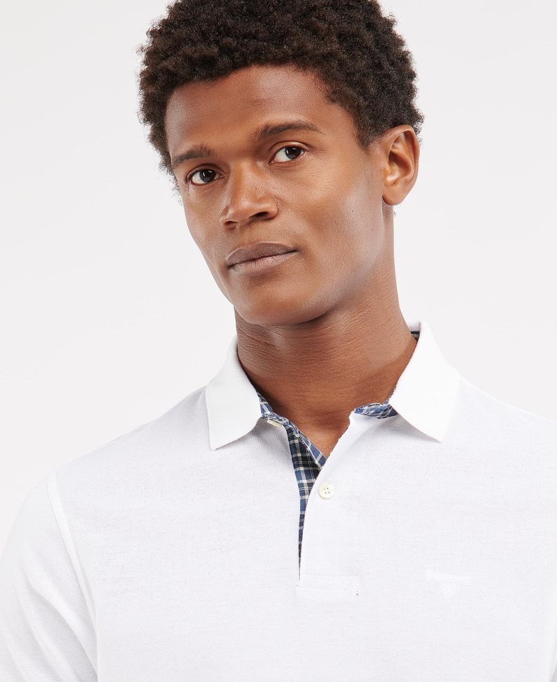 Navy Barbour Dunbar Polo Shirt | INL-894127