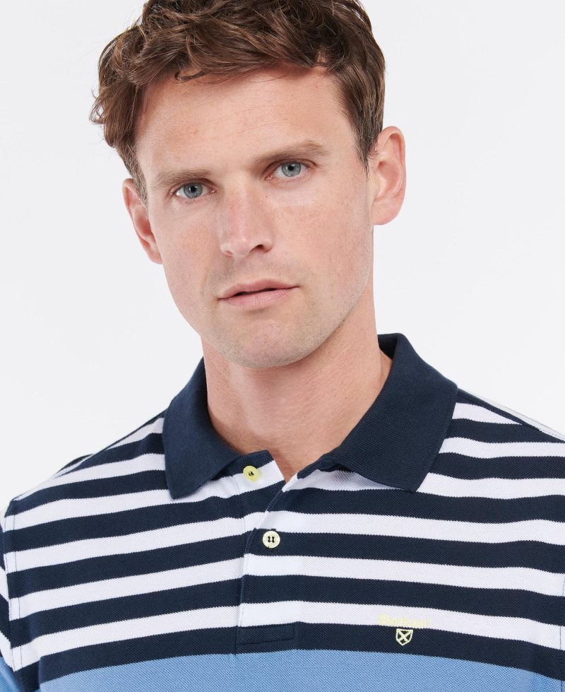 Navy Barbour Tadlow Polo Shirt | DIY-906153