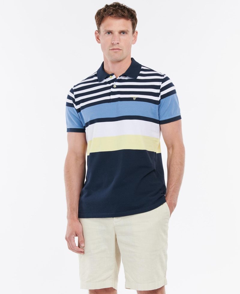 Navy Barbour Tadlow Polo Shirt | DIY-906153