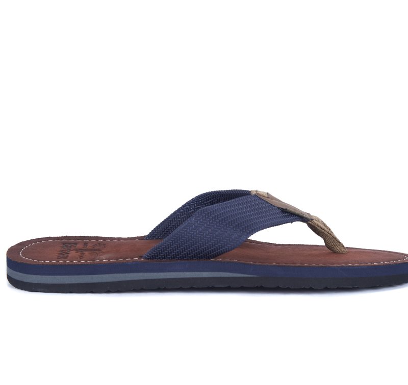 Navy Barbour Toeman Sandals | ZMN-402983