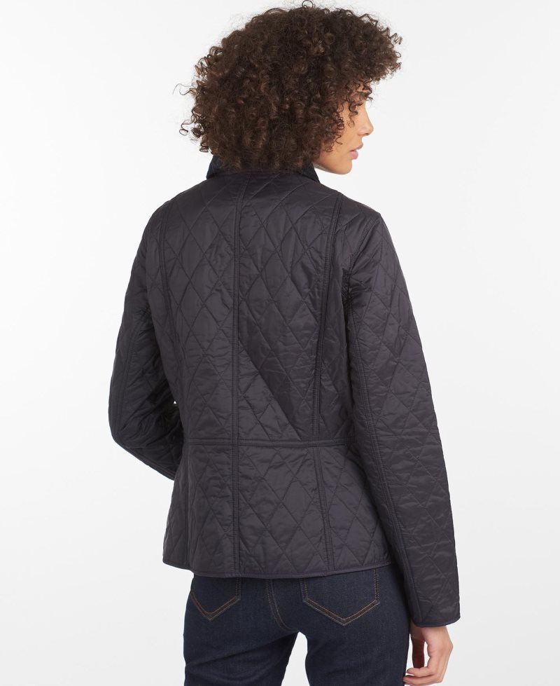 Navy Pearl Barbour Summer Liddesdale Quilted Jacket | SYO-241356