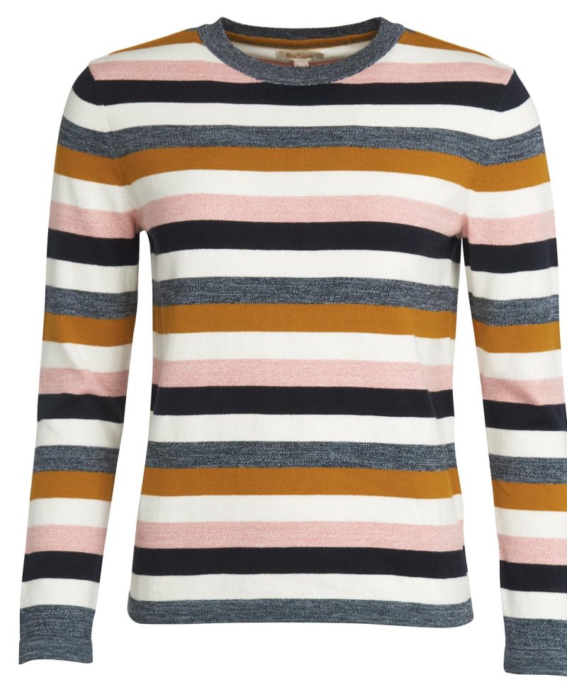 Off White Stripe Barbour Padstow Knit | EDC-839170