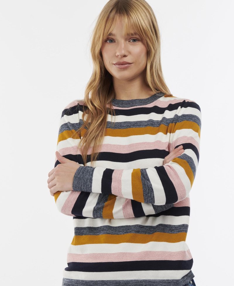 Off White Stripe Barbour Padstow Knit | EDC-839170