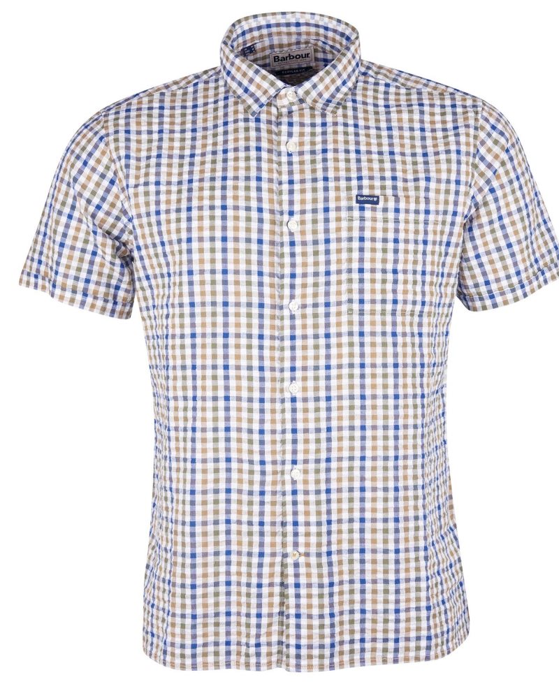 Olive Barbour Arnott Short Sleeve Summer Shirt | ZEC-912564