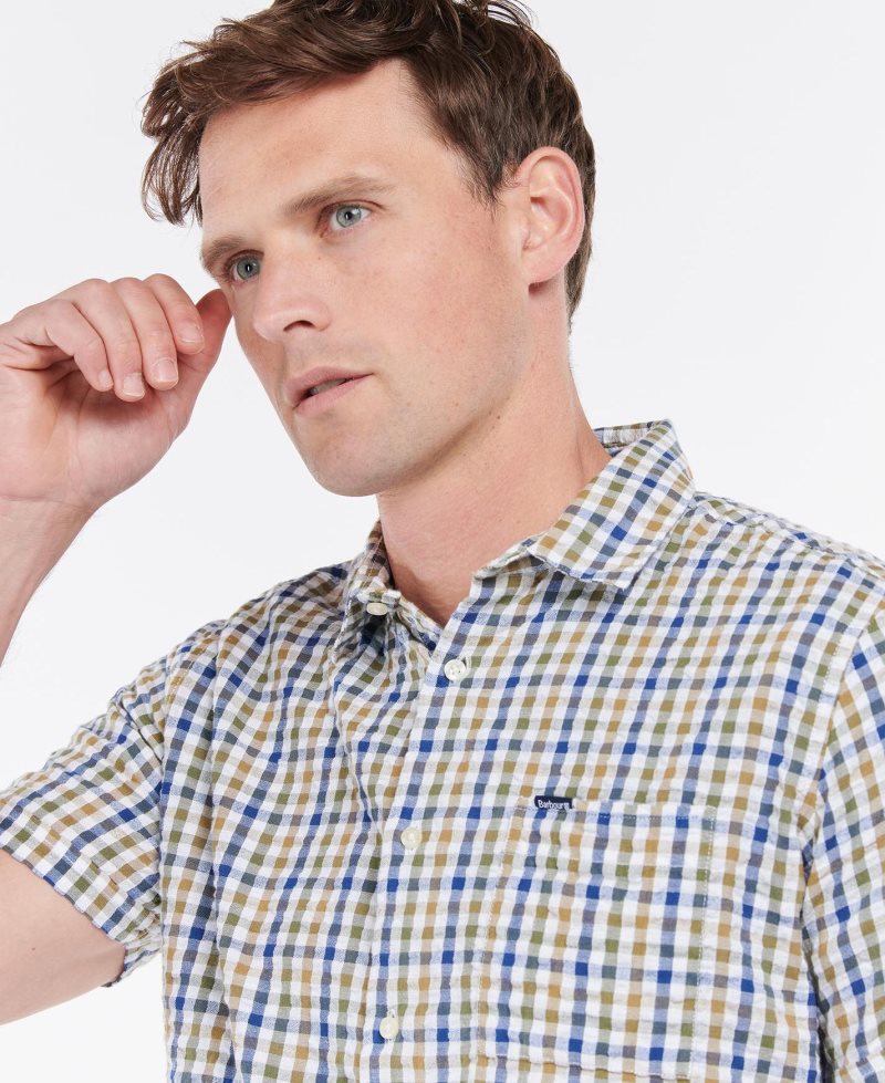 Olive Barbour Arnott Short Sleeve Summer Shirt | ZEC-912564