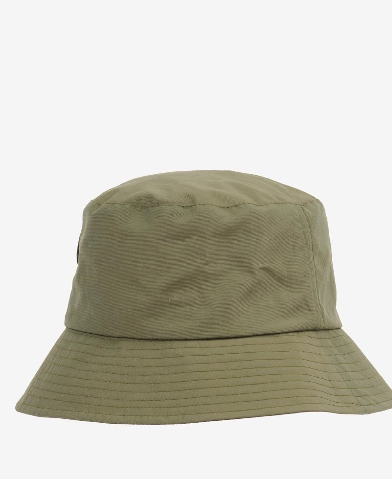 Olive Barbour Claywood Pocket Sports Hat | RQL-419607