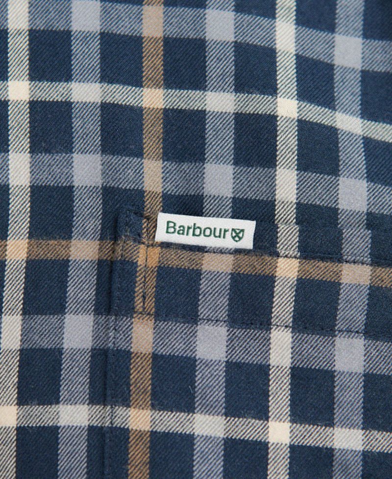 Olive Barbour Coll Thermo Shirt | JVT-706358