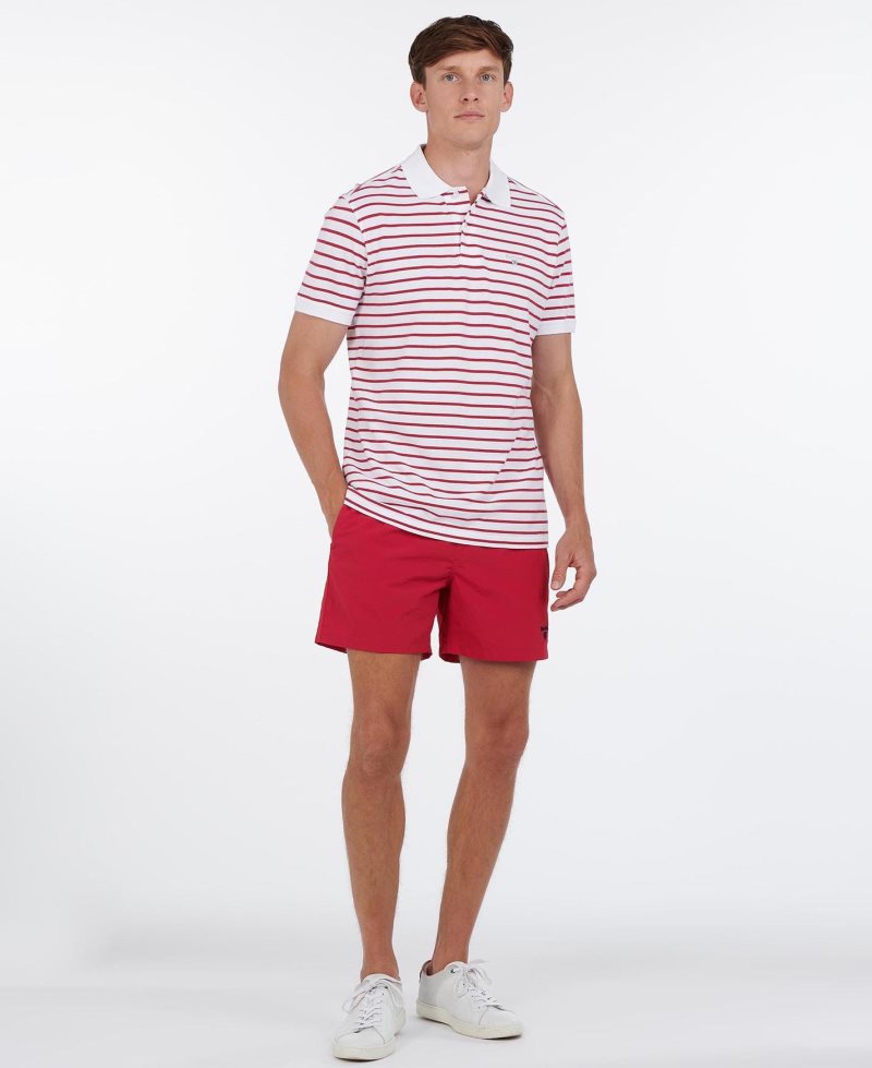 Olive Barbour Essential Logo 5 Swim Shorts | ZUV-206419