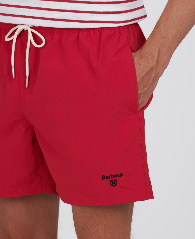 Olive Barbour Essential Logo 5 Swim Shorts | ZUV-206419