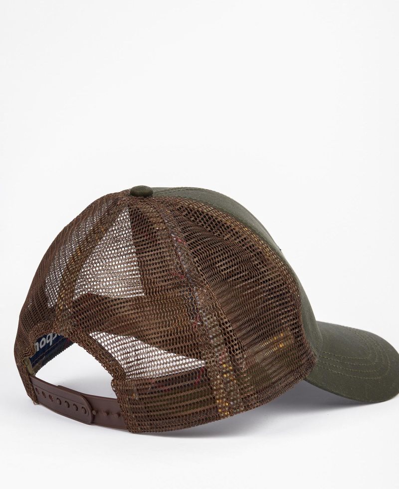 Olive Barbour Marlem Trucker Cap | EPW-319608