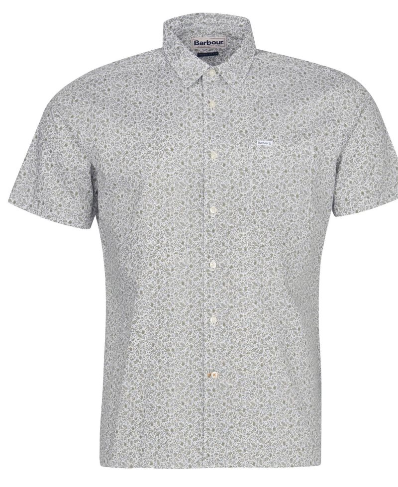 Olive Barbour Melbury Short Sleeve Summer Shirt | HIS-341065