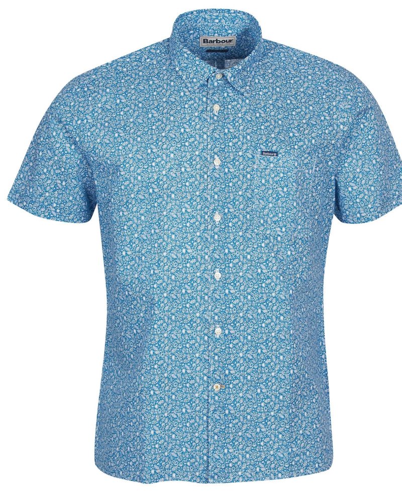 Olive Barbour Melbury Short Sleeve Summer Shirt | OHQ-189736