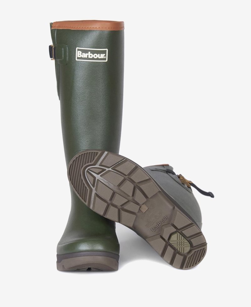 Olive Barbour Womens Tempest Wellingtons | TXP-261083