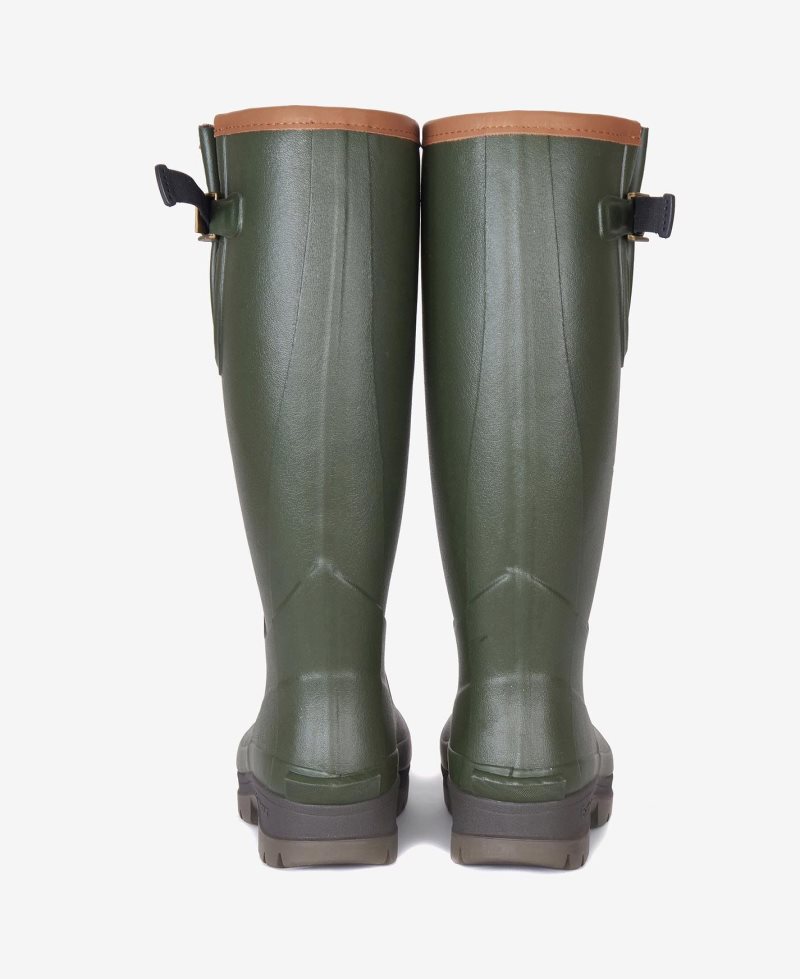 Olive Barbour Womens Tempest Wellingtons | TXP-261083