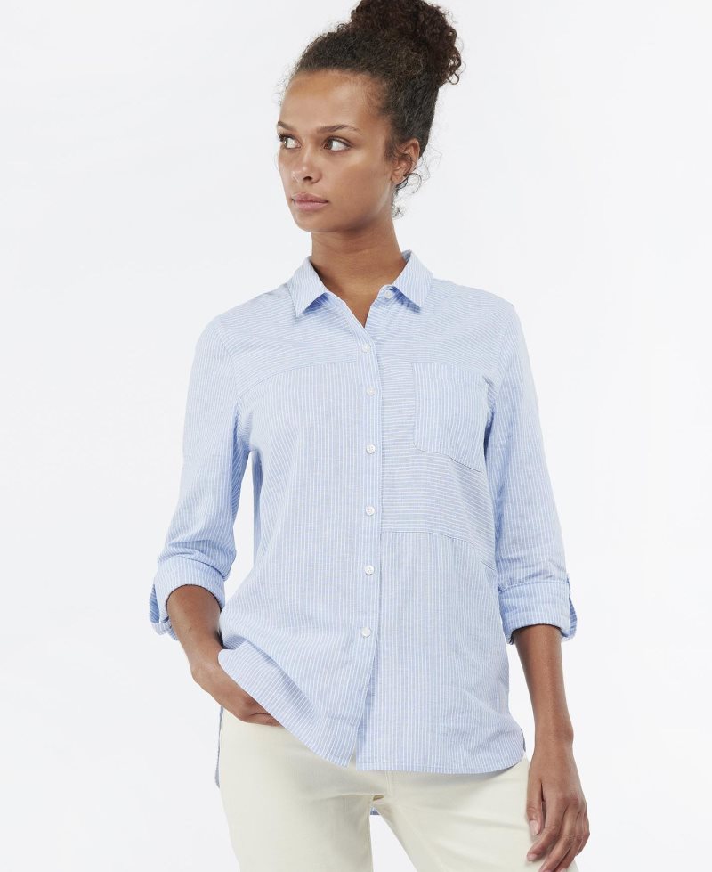 Petal Pink Barbour Beachfront Shirt | CUM-791548