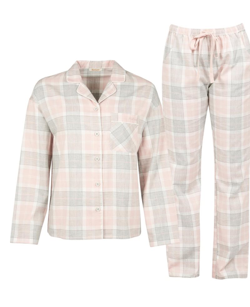 Pink Tartan Barbour Schlafanzug-Set Ellery | JSF-327816