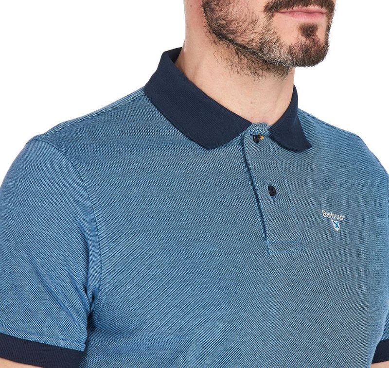 Raspberry Barbour Sports Mix Polo Shirt | GXY-028947