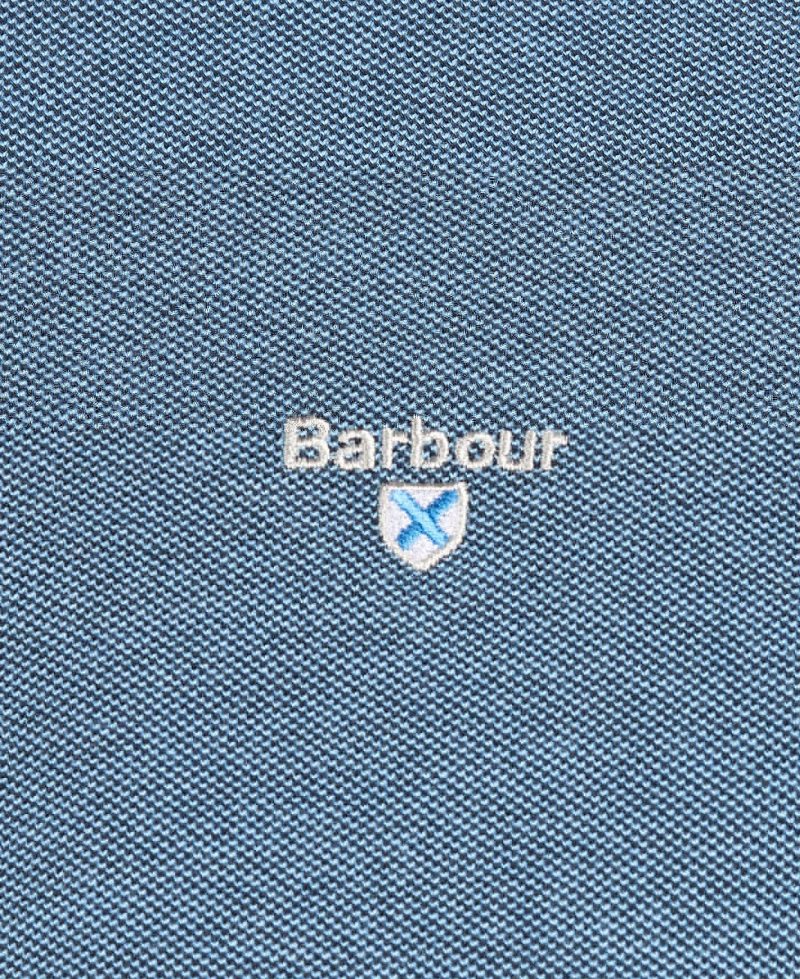 Raspberry Barbour Sports Mix Polo Shirt | GXY-028947