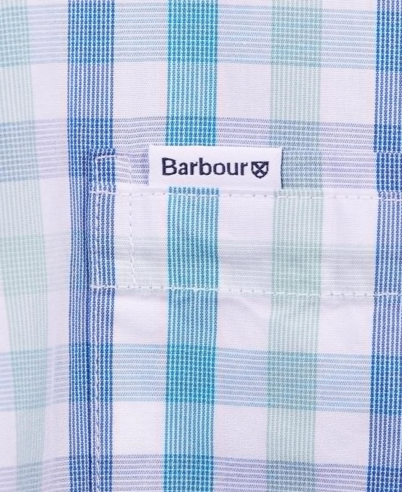 Red Barbour Longstone Short Sleeve Tailored | CGP-976521