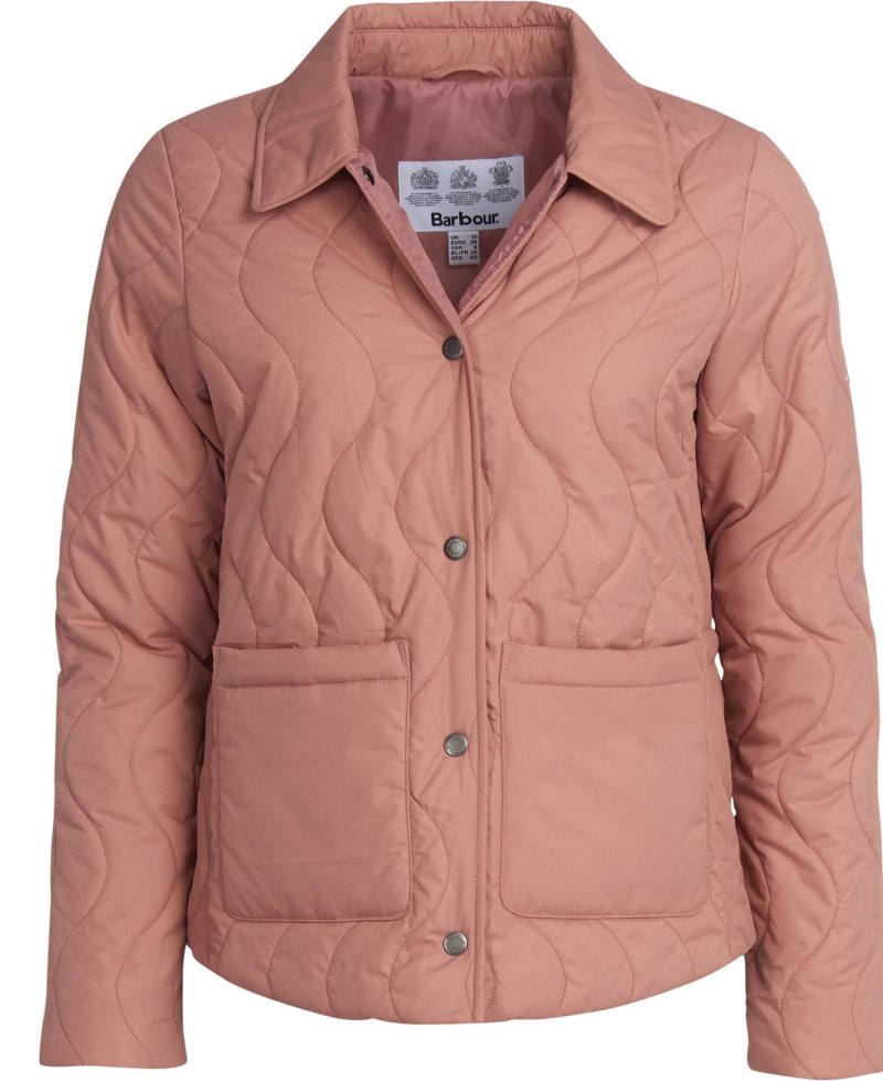 Summer Navy Barbour Barmouth Quilted Jacket | TAH-973651