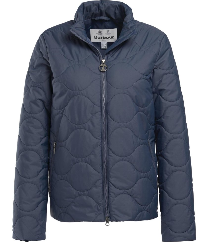 Summer Navy Barbour Bindweed Quilted Jacket | CZT-948630