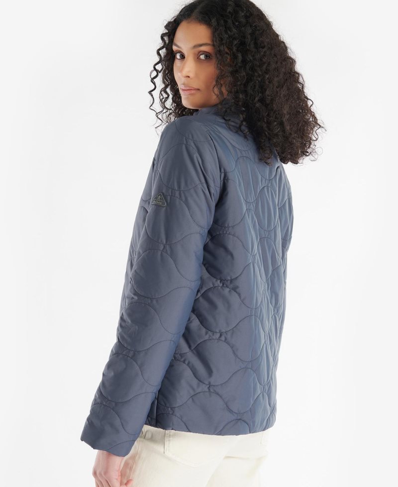 Summer Navy Barbour Bindweed Quilted Jacket | CZT-948630