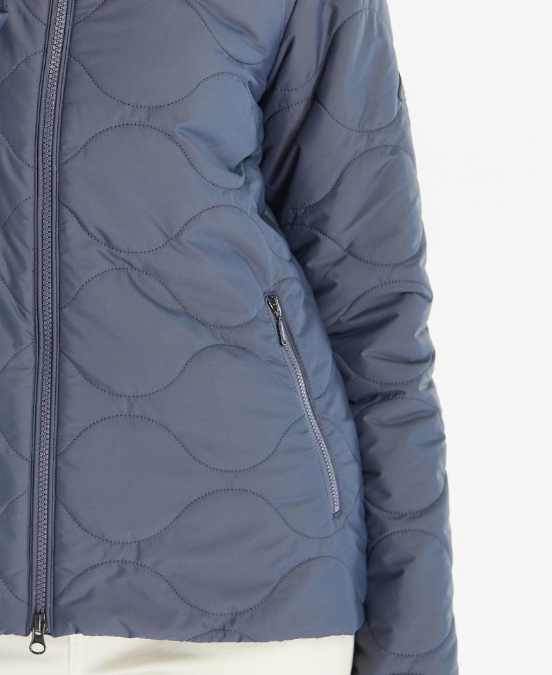 Summer Navy Barbour Bindweed Quilted Jacket | CZT-948630