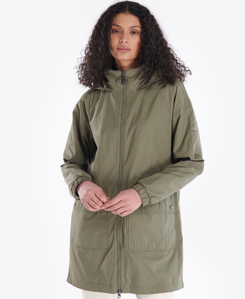 Summer Navy Barbour Sea Daisy Showerproof Jacket | DNB-658041