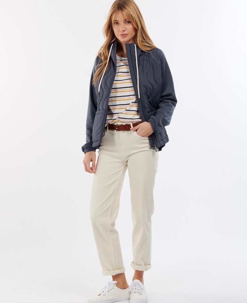 Summer Navy Barbour Strathmore Sweatshirt | UBH-198567