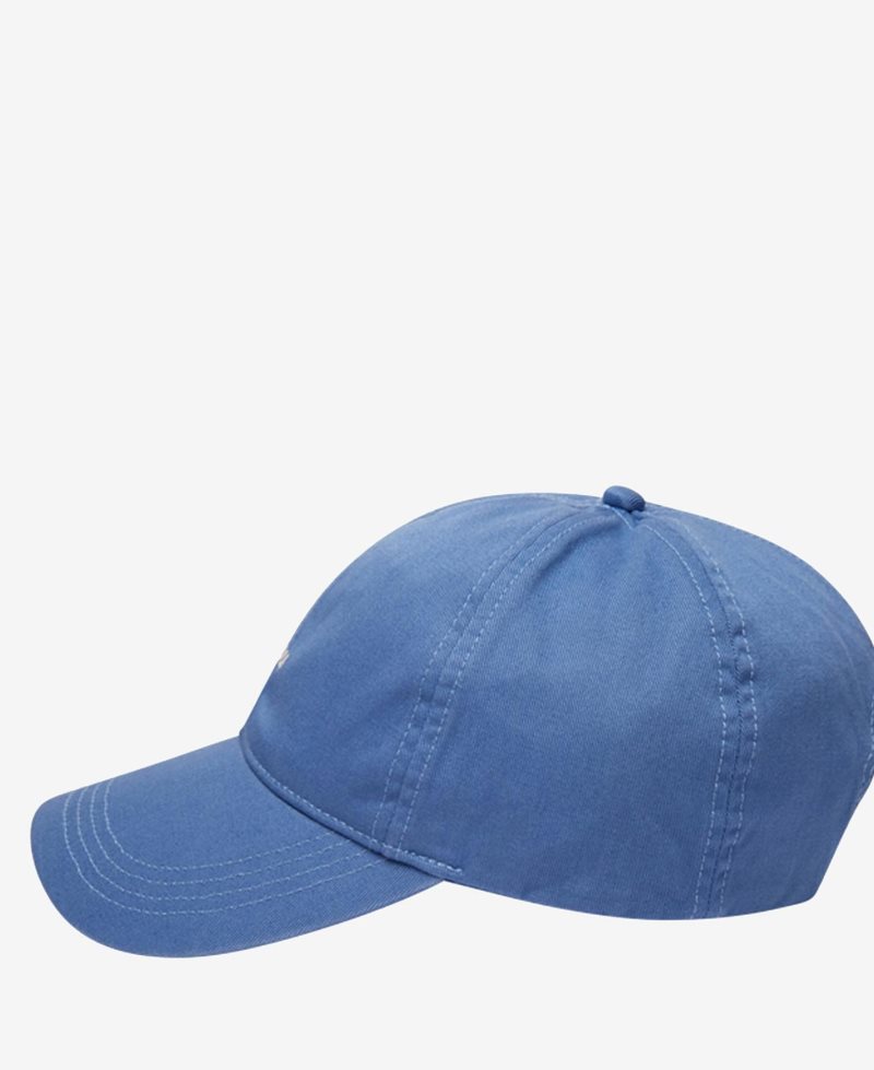 Washed Blue Barbour Cascade Sports Cap | CPS-802567