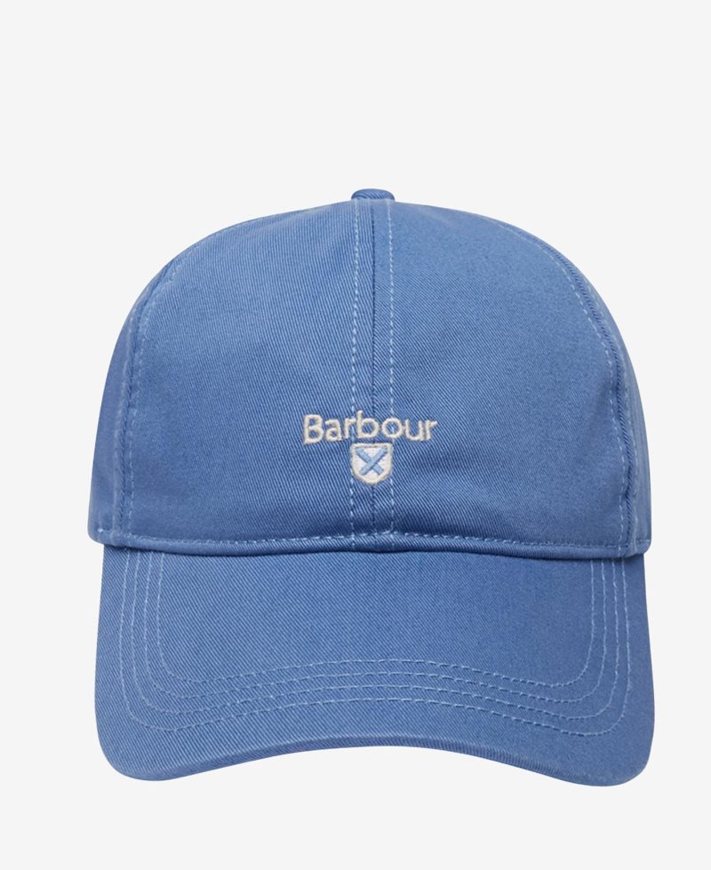 Washed Blue Barbour Cascade Sports Cap | CPS-802567