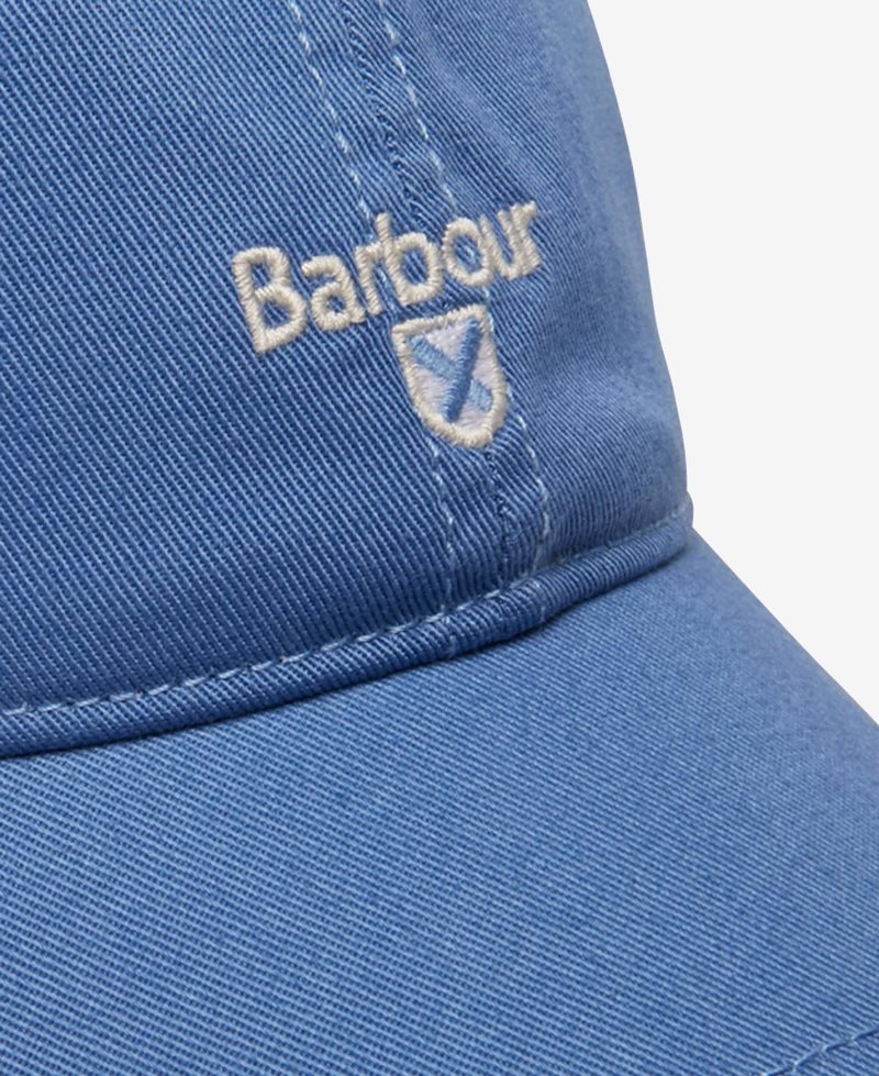 Washed Blue Barbour Cascade Sports Cap | CPS-802567