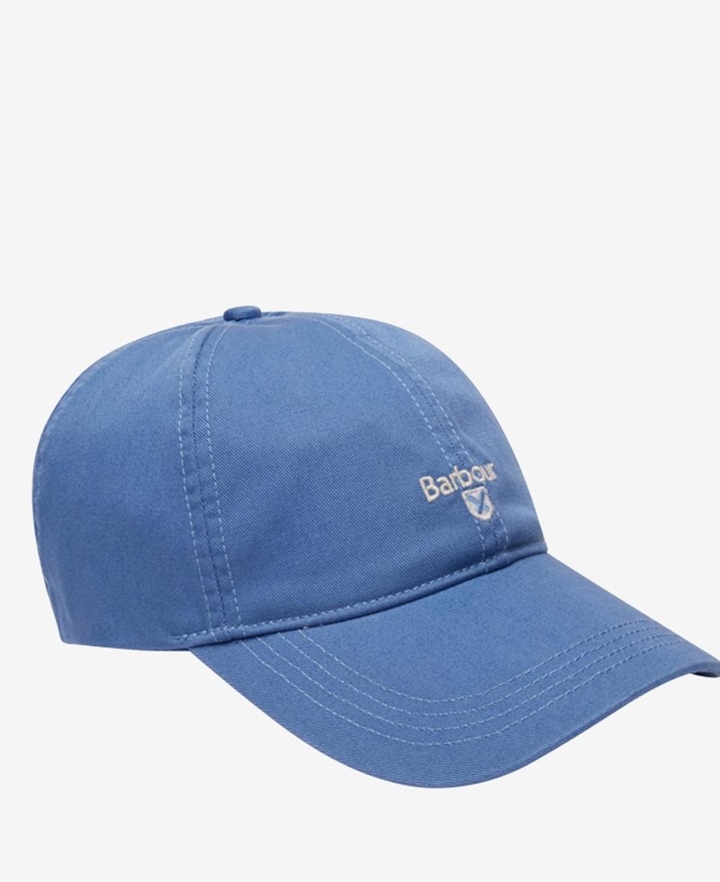 Washed Blue Barbour Cascade Sports Cap | CPS-802567