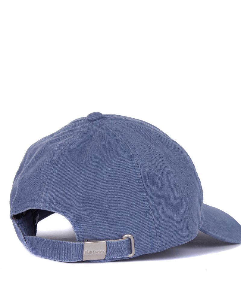 Washed Blue Barbour Cascade Sports Cap | VXJ-452367