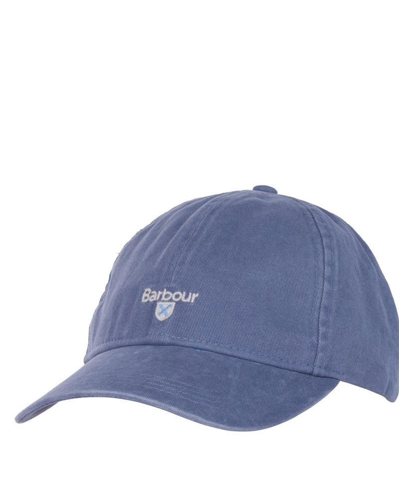 Washed Blue Barbour Cascade Sports Cap | VXJ-452367