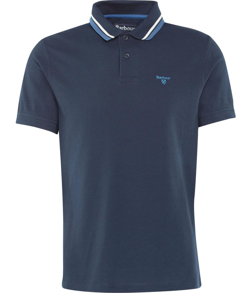 Whiite Barbour Otterburn Polo Shirt | YZE-712360