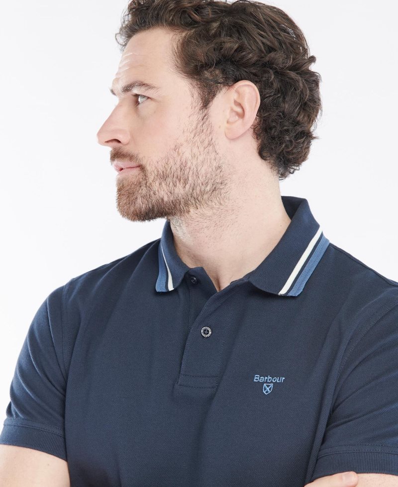 Whiite Barbour Otterburn Polo Shirt | YZE-712360