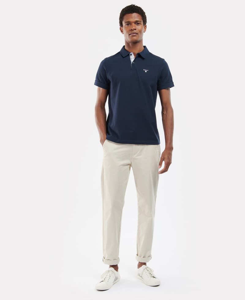 White Barbour Birkhill Polo Shirt | ECM-726850