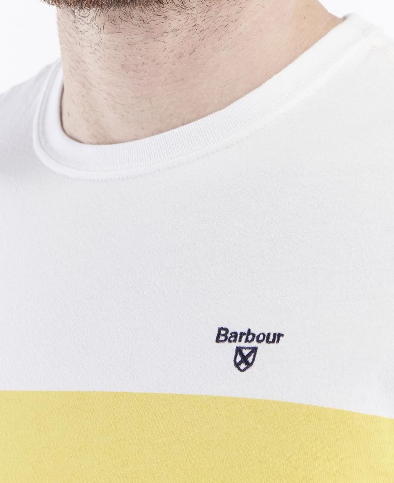 White Barbour Braeside T-Shirt | FRS-281094