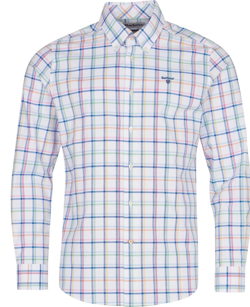 White Barbour Crantock Shirt | HVB-178032