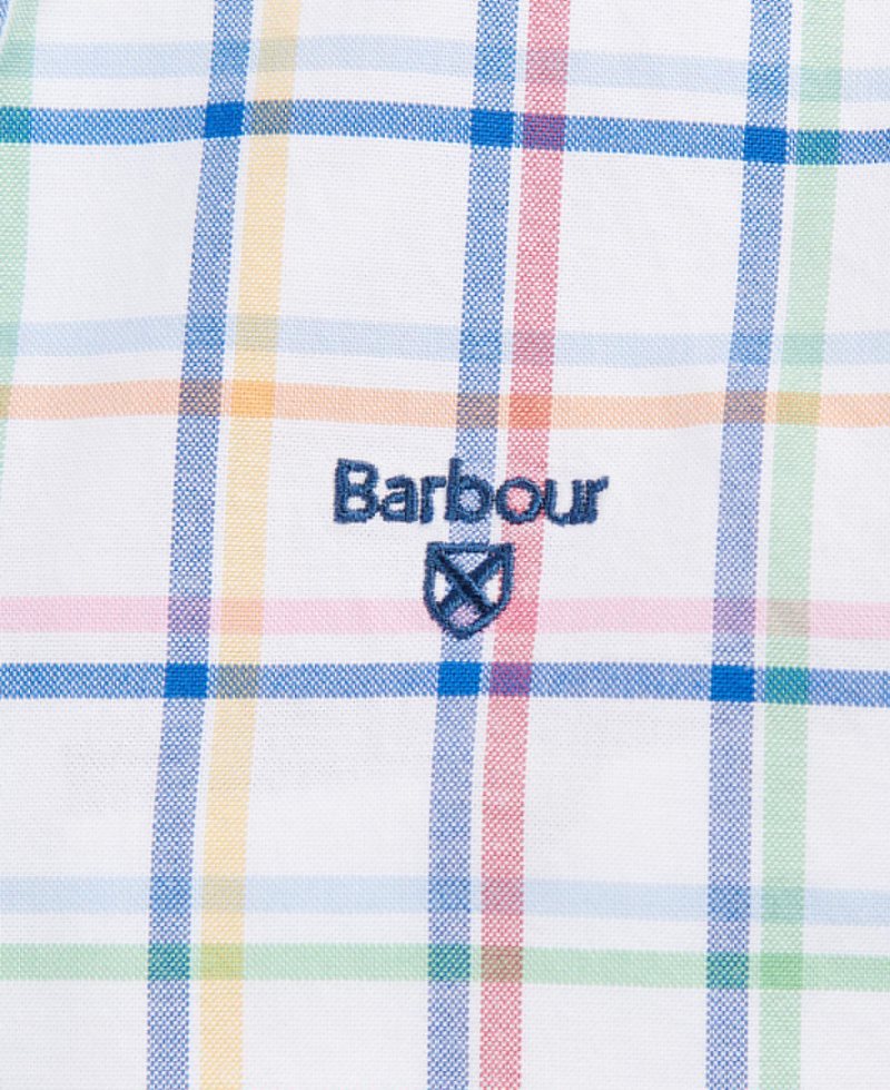 White Barbour Crantock Shirt | HVB-178032