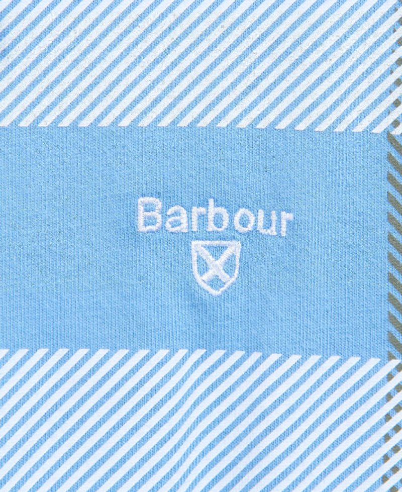 White Barbour Norman T-Shirt | KJQ-185643