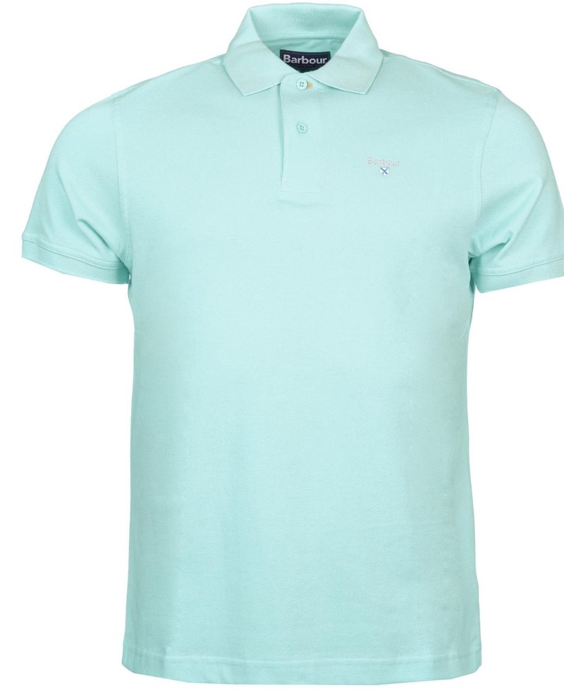 White Barbour Sports Polo Shirt | DCF-910726