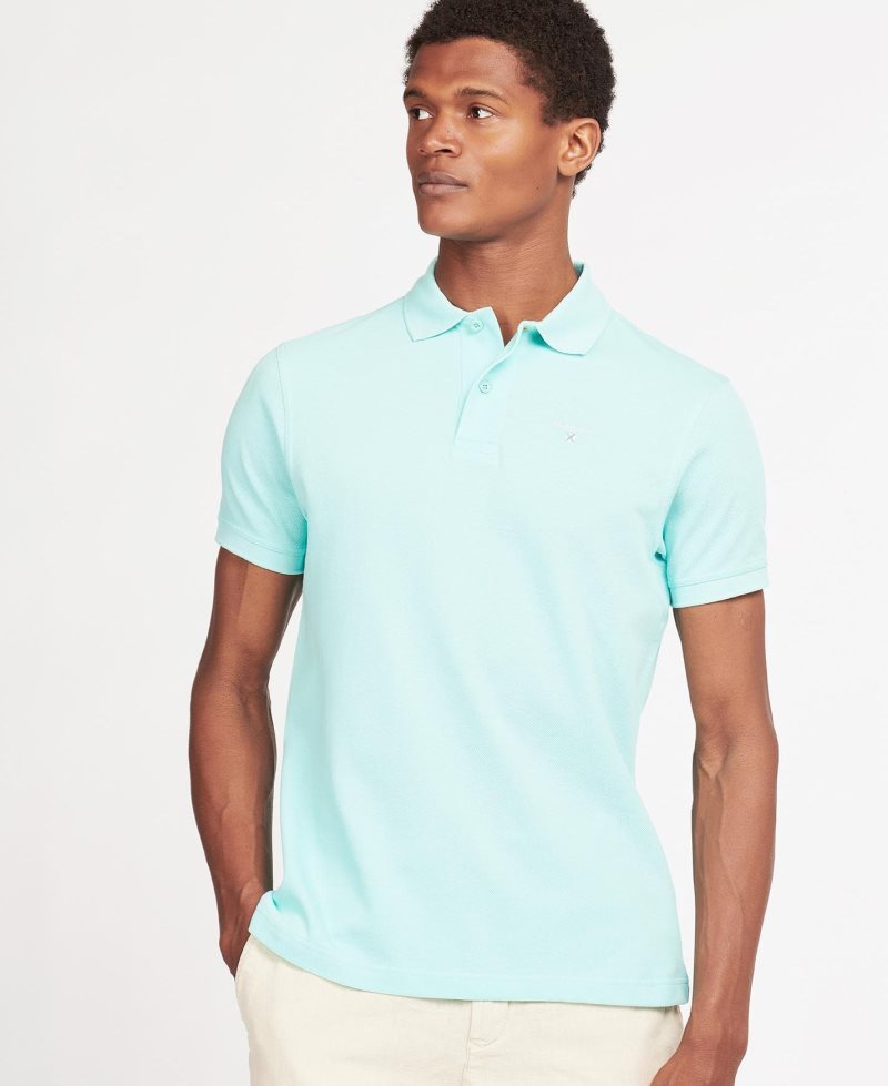 White Barbour Sports Polo Shirt | DCF-910726