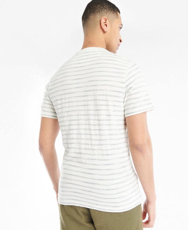 White Barbour Topsale T-Shirt | JSI-684731