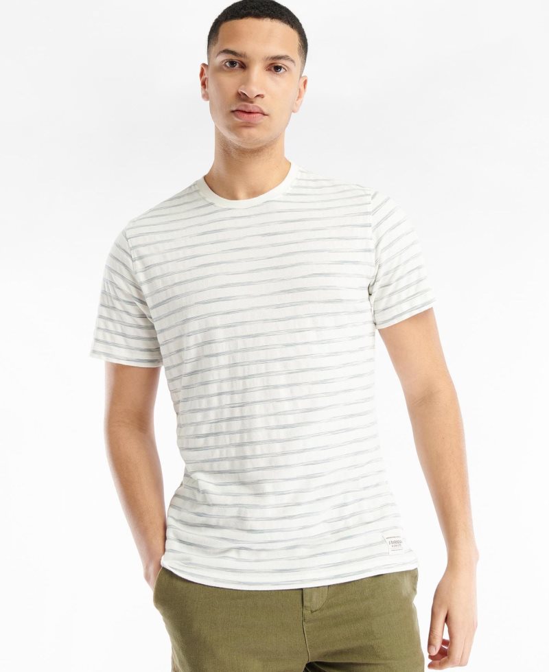 White Barbour Topsale T-Shirt | JSI-684731