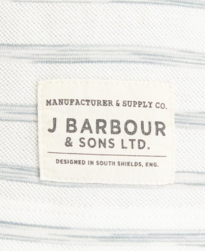 White Barbour Topsale T-Shirt | JSI-684731